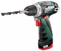 Дрель-шуруповерт аккумуляторная безударная Metabo PowerMaxx BS Basic (600984000) 12В 2х2Ач Li-Ion 2 АКБ и ЗУ