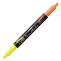 Pentel Маркер-текстовыделитель Twin Checker, SLW8-G, 1 шт