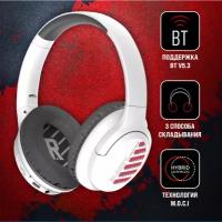 Наушники накладные A4Tech Bloody MH360 белый беспроводные bluetooth оголовье (MH360 WHITE)