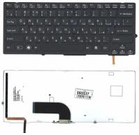 Клавиатура для ноутбука Sony Vaio 9Z. N6BBF.00R черная с подсветкой без рамки