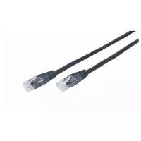 Сетевой кабель Gembird Cablexpert UTP cat.5e 1m Black PP12-1M/BK