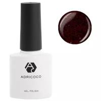 ADRICOCO гель-лак для ногтей Gel Polish, 8 мл, 40 г, 083 мерцающая черная роза