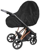 Защитный чехол для хранения детской коляски в подъезде (оксфорд 210, чёрный), Tplus