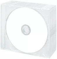 Диск DVD+R 8.5Gb DL 8x CMC Printable, slim box (прозрачный), 10 шт