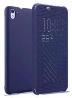 Умный чехол-книжка для HTC Desire 826 с активной крышкой, Dot View Flip Case, синий