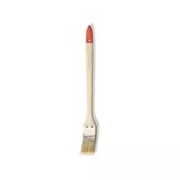 COLOR EXPERT 81672502 кисть радиаторная угловая, светлая, смешанная щетина, деревянная ручка (25мм)