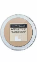 MAYBELLINE NY Пудра компактная Affinitone, Совершенный тон, Тон 21, Натуральный Бежевый, 9 г