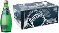 Вода минеральная Perrier (Перье) 0,33 л х 24 бутылки, газ стекло