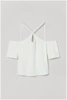 Блузка жен H&M, размер: L, цвет: белый