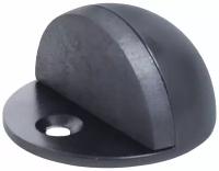 Дверной ограничитель напольный (стоппер) стандарт 8185 BL круглый, цвет матовый черный