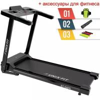 Беговая дорожка UNIXFIT ST-440N Black + аксессуары для фитнеса