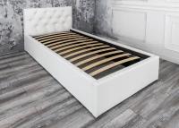 Односпальная кровать Барселона белая, 200х90 см