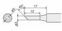 Жало для паяльника Goot PX-60RT-3C+