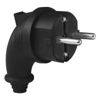 Electric plug / Вилка угловая c/з каучук 16А 250В IP44 Универсал 1241