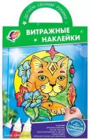 Набор для росписи Луч Витражные наклейки, Дикий кот (31С 2003-08)