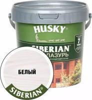 Лазурь HUSKY Siberian 0,9 л полуматовая белая