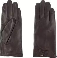 Перчатки LABBRA, демисезон/зима, подкладка, размер 8, коричневый