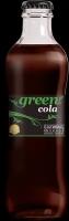 Напиток безалкогольный GREEN COLA сильногазированный без сахара Кола, 0,25л