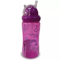 Поильник детский Baby Land с трубочкой силиконовой, бутылочка для воды сока, 300ml