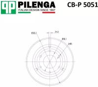 Опора стойки амортизатора пер PILENGA CBP5051