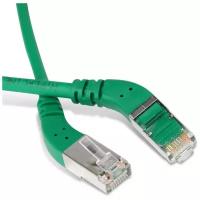 Кабель витая пара патч-корд Hyperline PC-APM-STP-RJ45/L45-RJ45/L45-C6-1M-LSZH-GN 1.0m