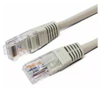 Кабель патч-корд U/UTP 6 кат. 1м Filum FL-U6-1M 26AWG(7x0.16 мм), омедненный алюминий (CCA), PVC, серый