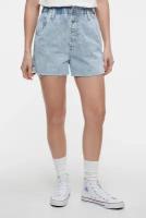 Шорты женские Befree Шорты джинсовые с обрезанными краями и поясом-резинкой 2321043723-101-XL светлый индиго размер XL