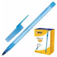 Ручка шариковая неавтоматическая масляная BIC Round Stic синяя, толщина линии 0.4 мм