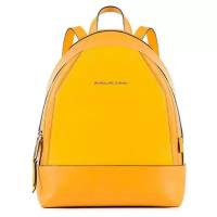 Рюкзак женский Piquadro Muse, желтый, 25x30x12 см