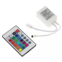 Контроллер Ecola LED strip RGB IR controller, 6А, 12В-72Вт, 24В-144 Вт, для ленты, и/к пульт