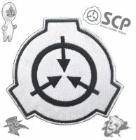 Патч-нашивка (шеврон) на липучке SCP Foundation (Secure Contain Protect), SCP фонд; A28-3