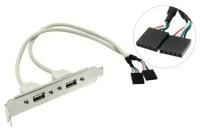 Планка портов USB 2.0 10pin -> 2x A Espada BRCT-2PrtUSB2