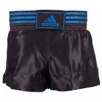 Adidas Шорты для тайского бокса Adidas Thai Boxing Short Satin черно-синие