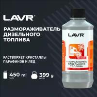 Размораживатель дизельного топлива LAVR 450 мл