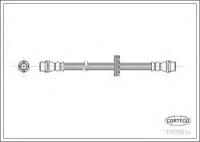 Шланг тормозной Fr 333мм VAG 88-97 CORTECO 19018654