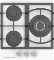 Газовая варочная панель Zigmund & Shtain M 26.4 W, с рамкой, белый