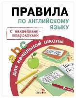 Правила для начальной школы. Правила по английскому языку