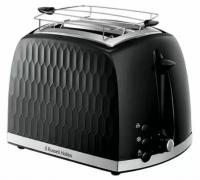 Тостер для хлеба с поддоном Russell Hobbs Honeycomb Черный