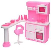 Кухня для куклы. Розовая