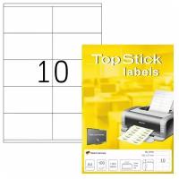 Этикетки самоклеящиеся HERMA TOPSTICK 105x57мм 10шт/л А4 (100л/уп.) 8734