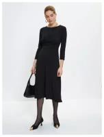 Zarina Платье с короткими рукавами, цвет Черный, размер XS (RU 42)