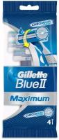 Бритвы одноразовые Blue Ii Max 4 шт Gillette