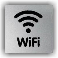 Табличка Набор табличек Значок место Wi Fi 6 х 7 см