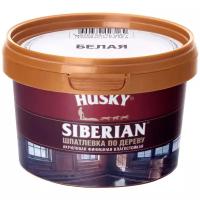 Шпатлевка HUSKY Siberian по дереву, белый, 0.4 кг