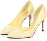 Туфли лодочки Velvet, размер 39, желтый
