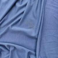 Ткань трикотаж кулирка (голубой) 100 вискоза италия 50 cm*148 cm