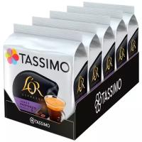 Кофе в капсулах Tassimo L'or Espresso Lungo Profondo, интенсивность 8, 16 кап. в уп., 5 уп