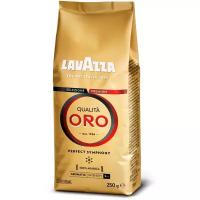 Кофе Lavazza Qualita Oro 250г в/у в зерновой