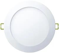 Светильник Navigator NLP-R1-18W-R220-840-WH-LED, LED, 18 Вт, 4000, холодный белый, цвет арматуры: белый, цвет плафона: белый