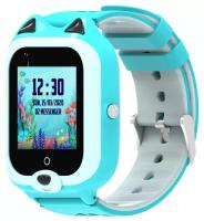 Для детей Wonlex Детские умные часы Smart Baby Watch Wonlex KT22 GPS, WiFi, камера, 4G голубые (водонепроницаемые)